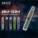 SAICO 炫刻電子煙主機｜通用一代煙彈 · 鋅合金機身 · 智慧顯示屏